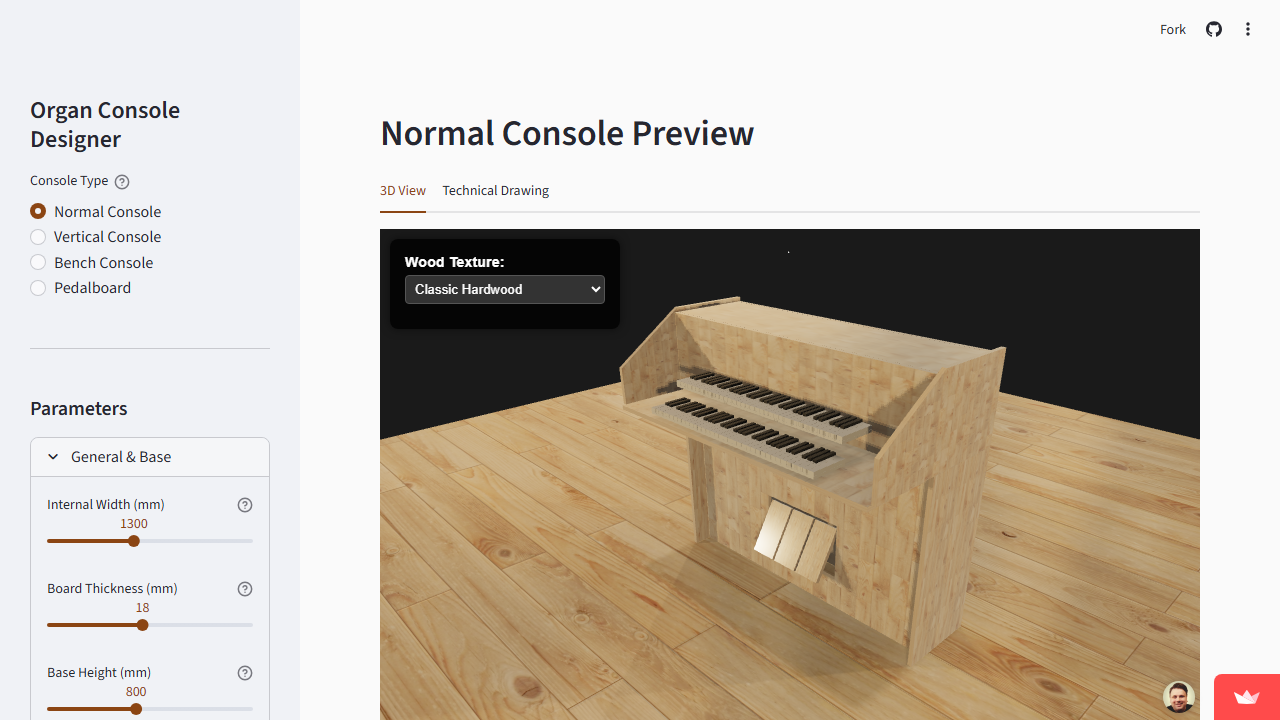 Console Organizer — Parametric Design Tool