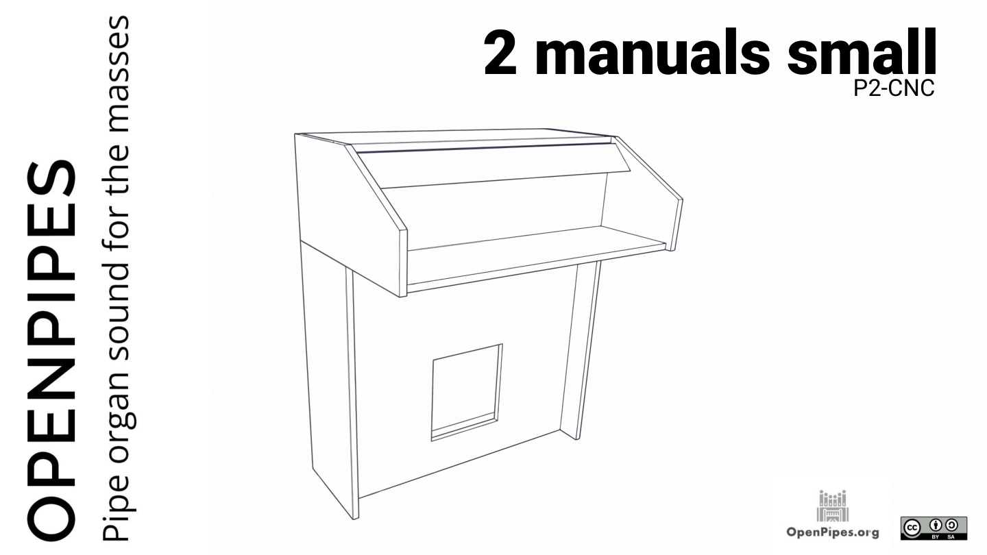 2 Manuals Small Console Plans
