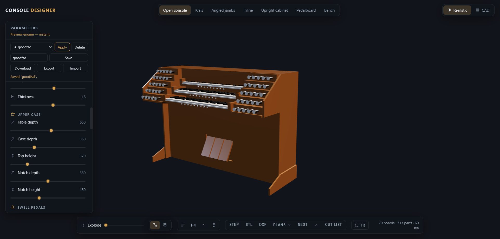 OpenPipes Organ Designer