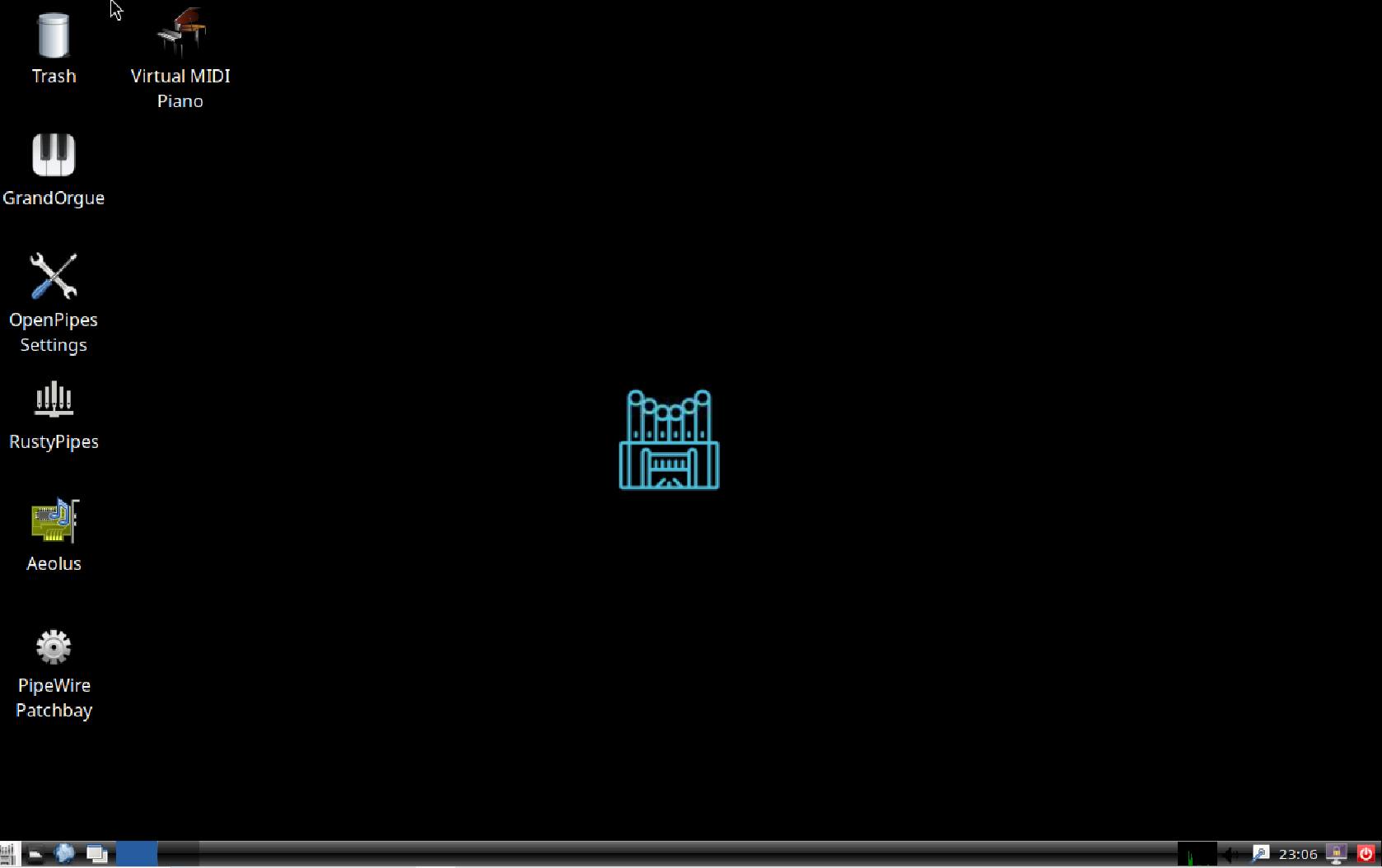 OpenPipes OS x86 desktop