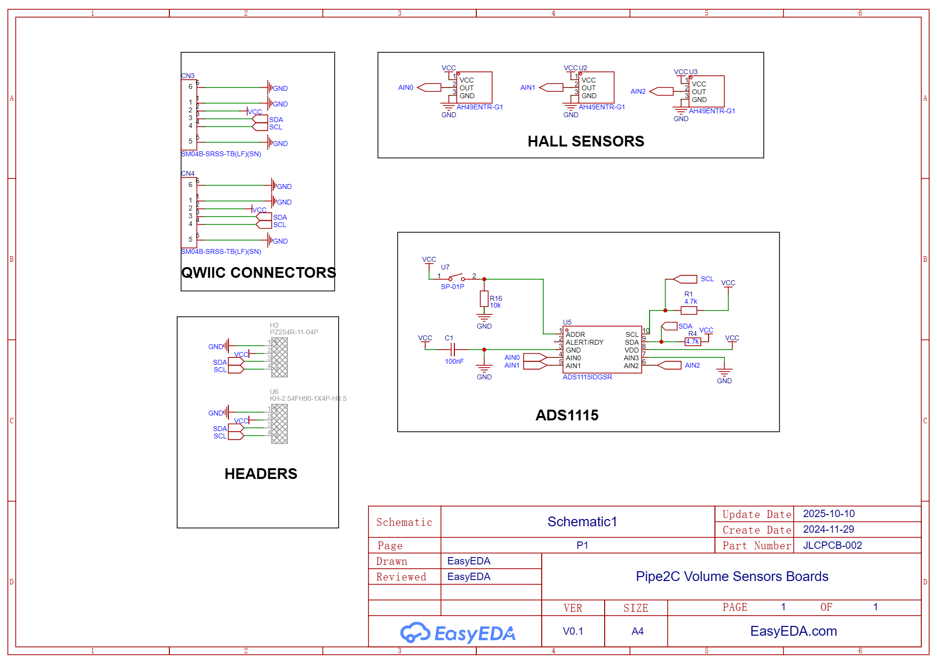 Expression Pedal Interface — Schematic