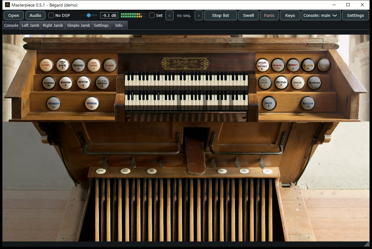 Bégard console