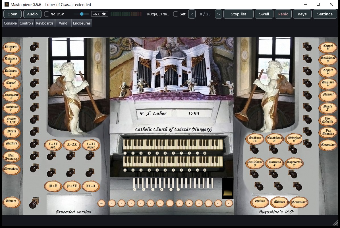 Császár console
